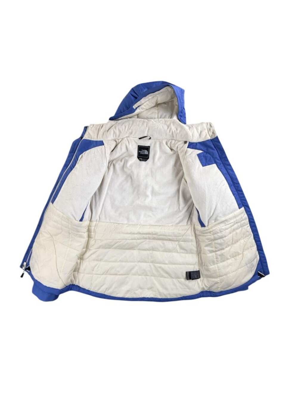 The North Face Jacket Womens Small Blue HyVent Insulated Hooded Ski Winter Parka - Picture 3 of 16
